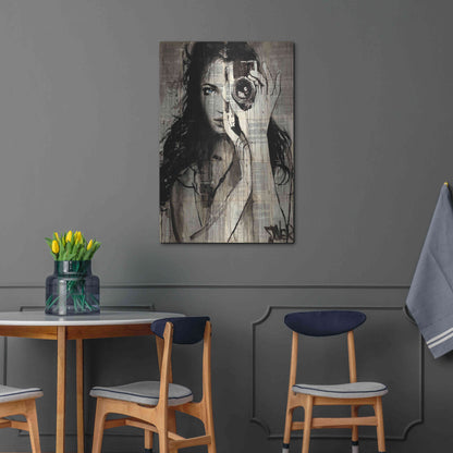 Luxe Metal Art 'Long Shot' by Loui Jover, Metal Wall Art,24x36