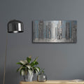 'Streets of Manhattan' by Ekaterina Ermilkina – Metal Wall Art, 24x12 room view