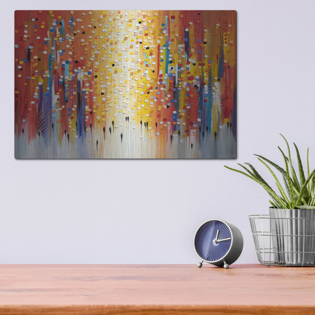 'Sunset Sky' by Ekaterina Ermilkina – Metal Wall Art, 16x12 room view