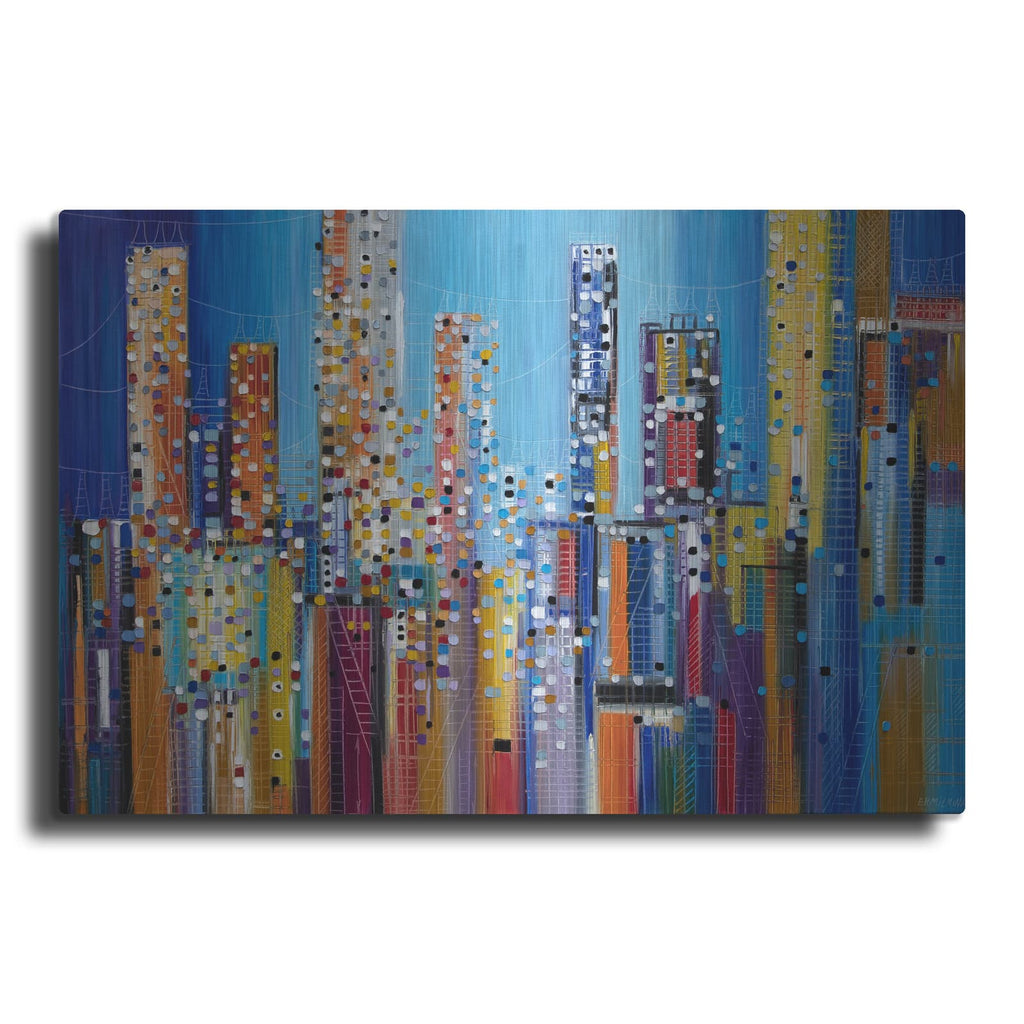 'Urban Core' by Ekaterina Ermilkina – Metal Wall Art