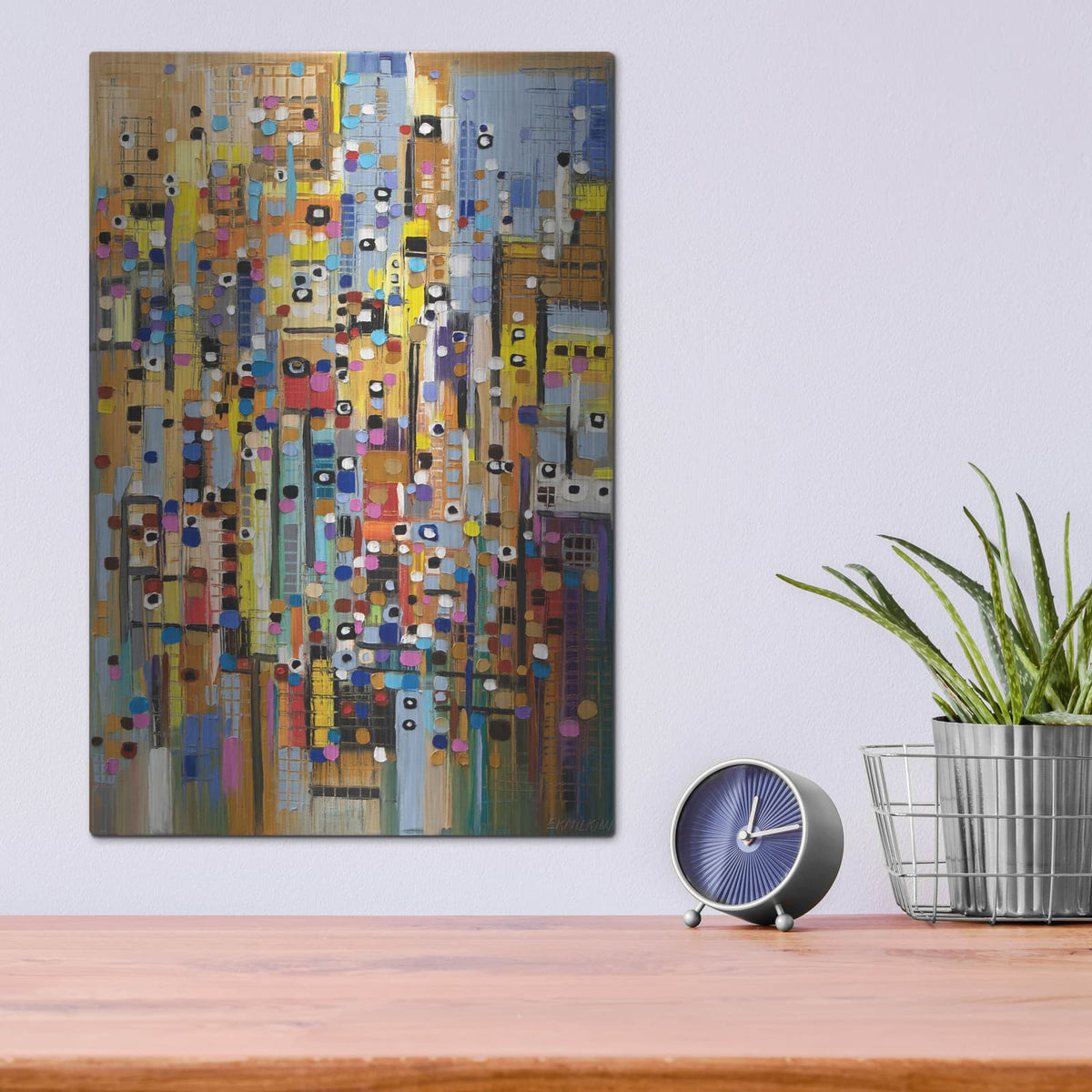 'Wonderful Moments' by Ekaterina Ermilkina – Metal Wall Art, 12x16 room view