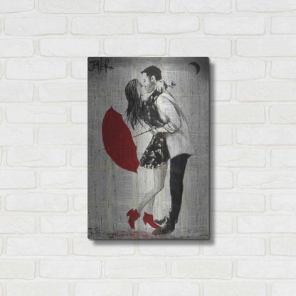 Luxe Metal Art 'Never Mnd The Rain' by Loui Jover, Metal Wall Art,16x24