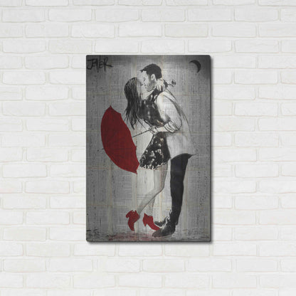 Luxe Metal Art 'Never Mnd The Rain' by Loui Jover, Metal Wall Art,24x36