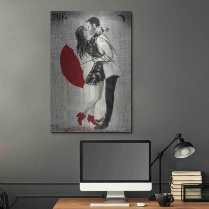 Luxe Metal Art 'Never Mnd The Rain' by Loui Jover, Metal Wall Art,24x36