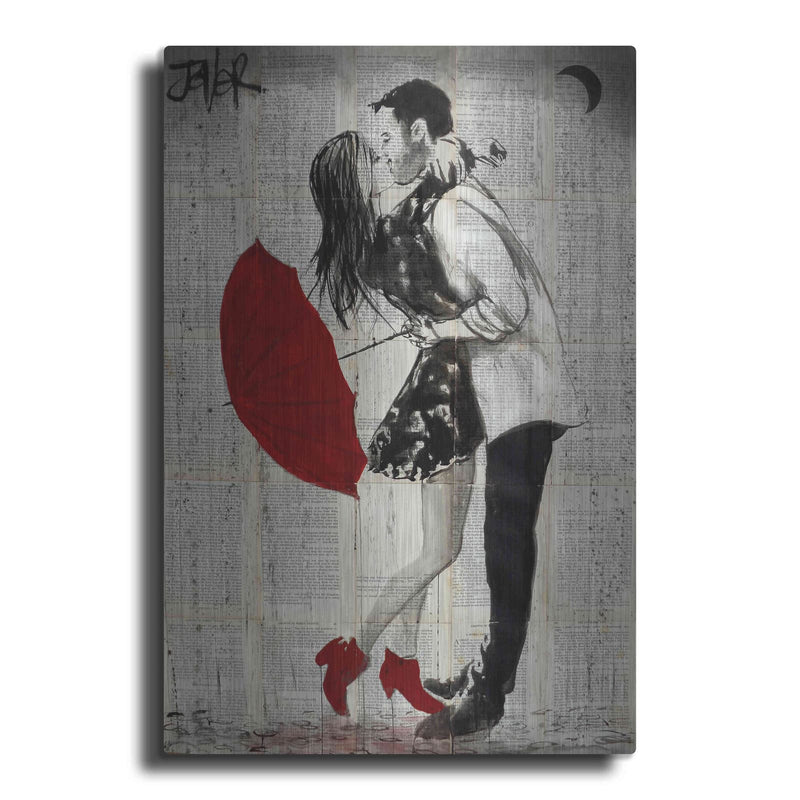 'Never Mnd The Rain' by Loui Jover – Metal Wall Art