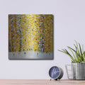 'Yellow Sunset' by Ekaterina Ermilkina – Metal Wall Art, 12x12 room view