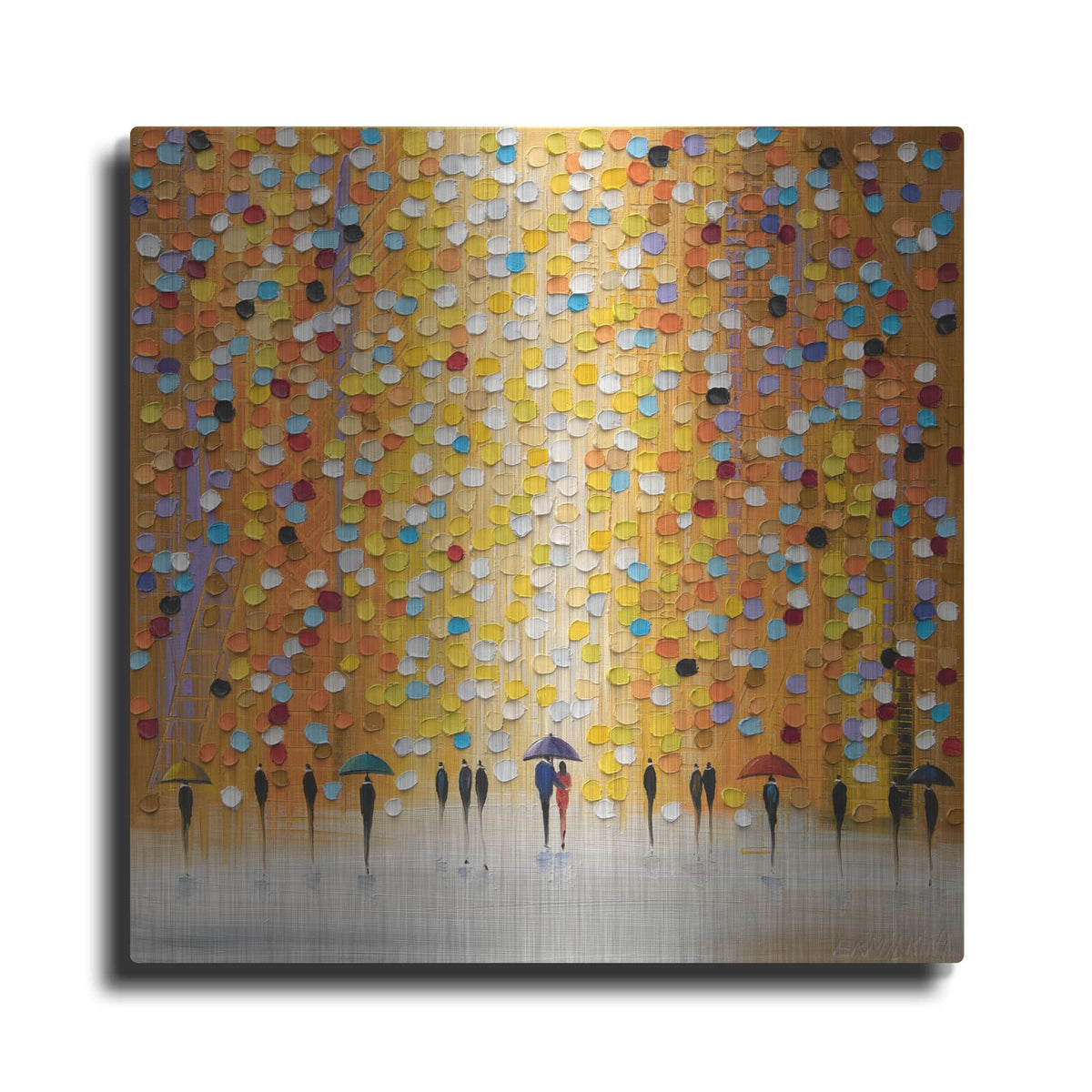 'Yesterday's Rain' by Ekaterina Ermilkina – Metal Wall Art