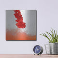 'Colored Smoke Under Water' by Luxe Metal Portfolio – Metal Wall Art, 12x12 room view
