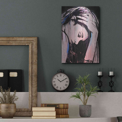 Luxe Metal Art 'Nevernever' by Loui Jover, Metal Wall Art,12x16