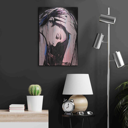 Luxe Metal Art 'Nevernever' by Loui Jover, Metal Wall Art,16x24