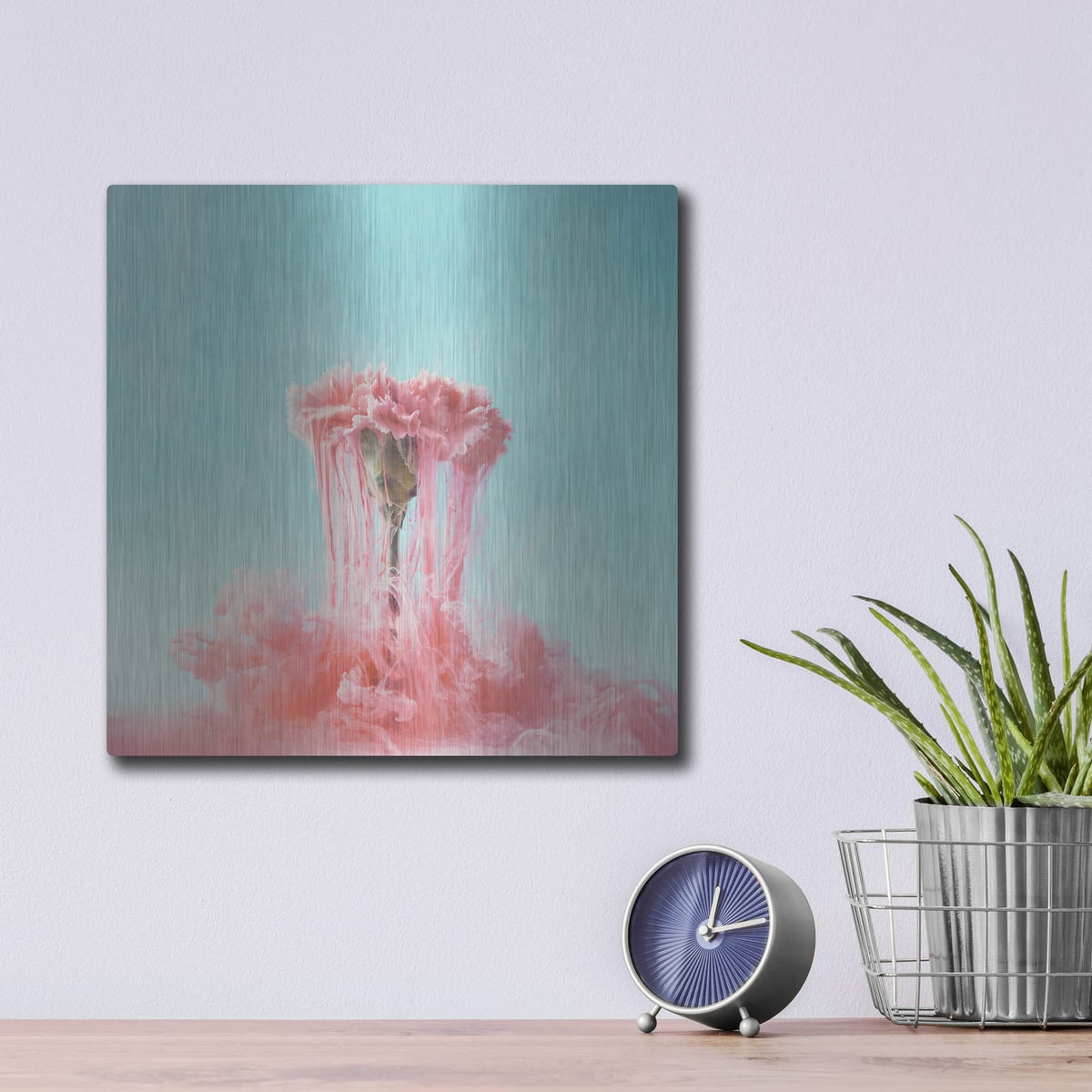 'Emerge' by Luxe Metal Portfolio – Metal Wall Art, 12x12 room view