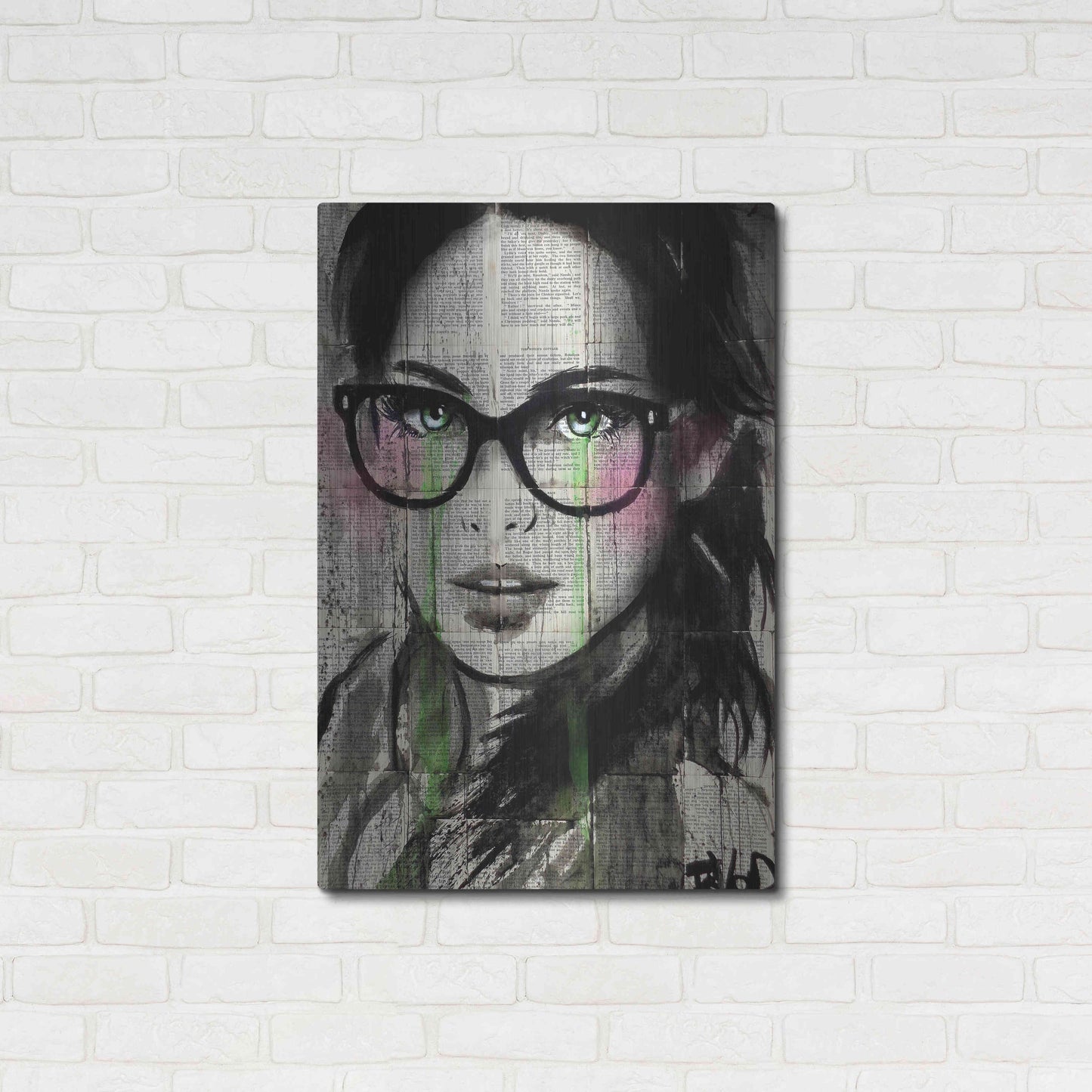 Luxe Metal Art 'Prudencee2' by Loui Jover, Metal Wall Art,24x36