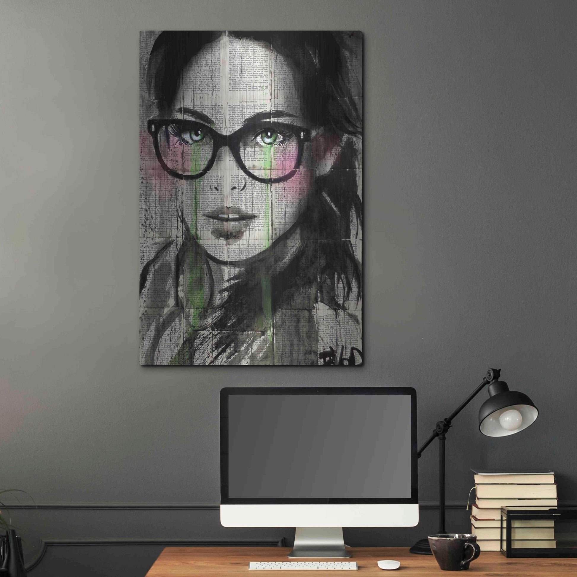 Luxe Metal Art 'Prudencee2' by Loui Jover, Metal Wall Art,24x36