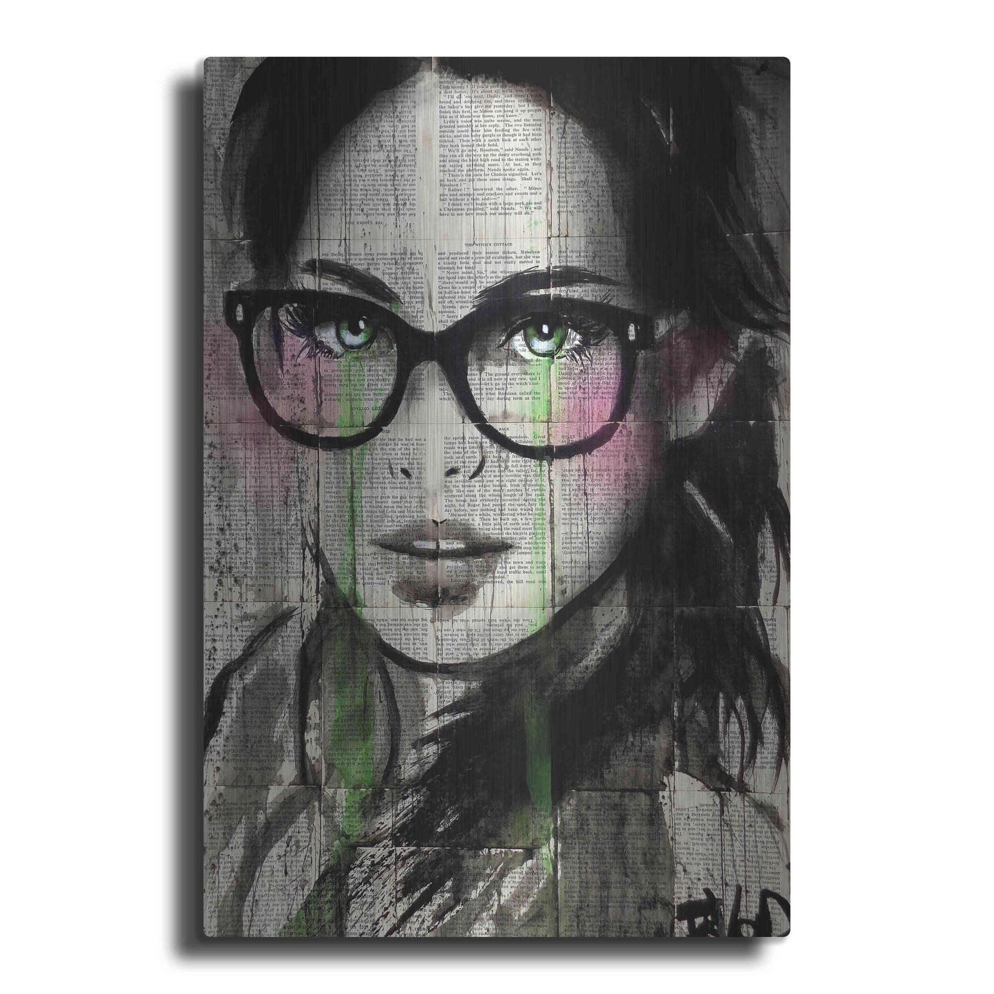 Luxe Metal Art 'Prudencee2' by Loui Jover, Metal Wall Art