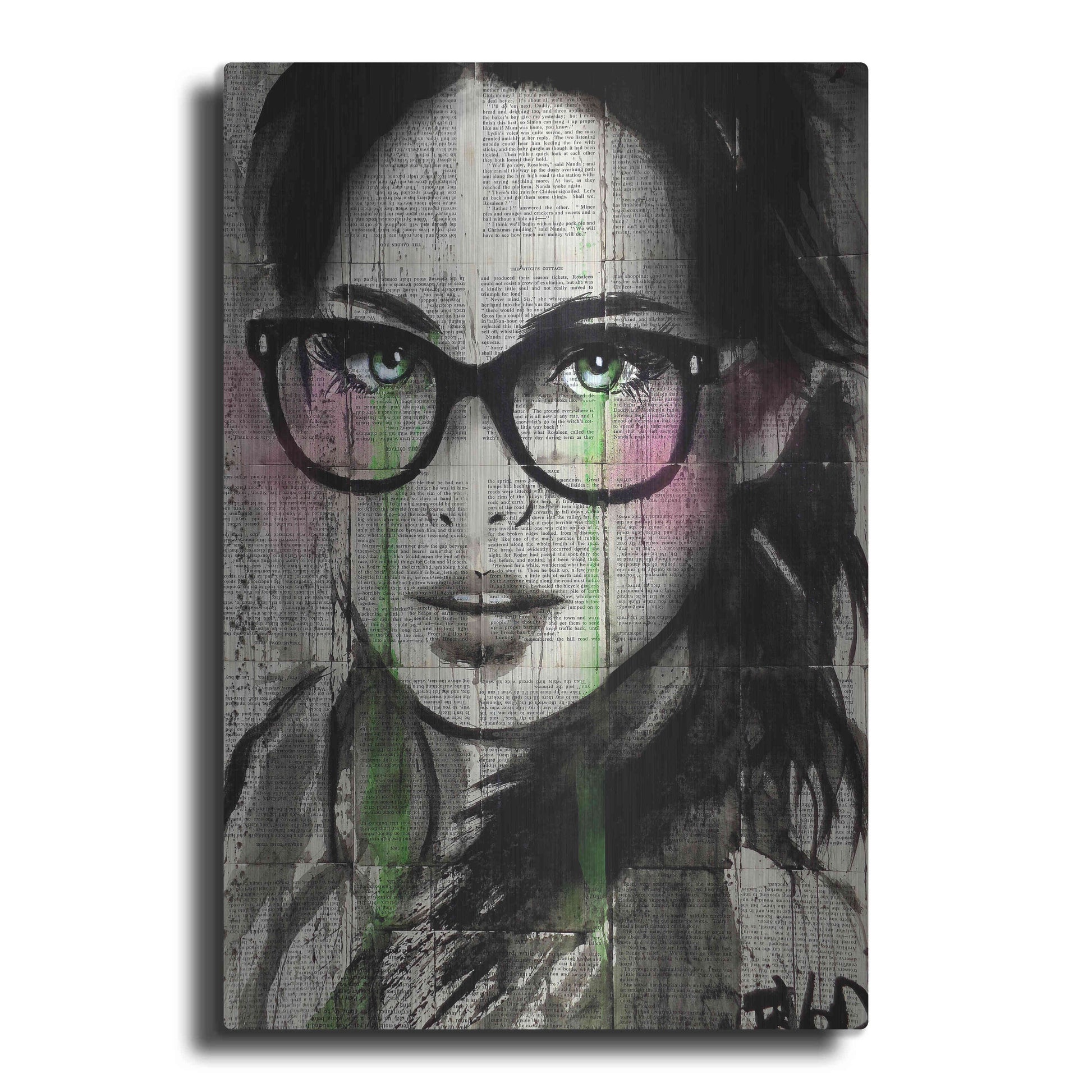 Luxe Metal Art 'Prudencee2' by Loui Jover, Metal Wall Art