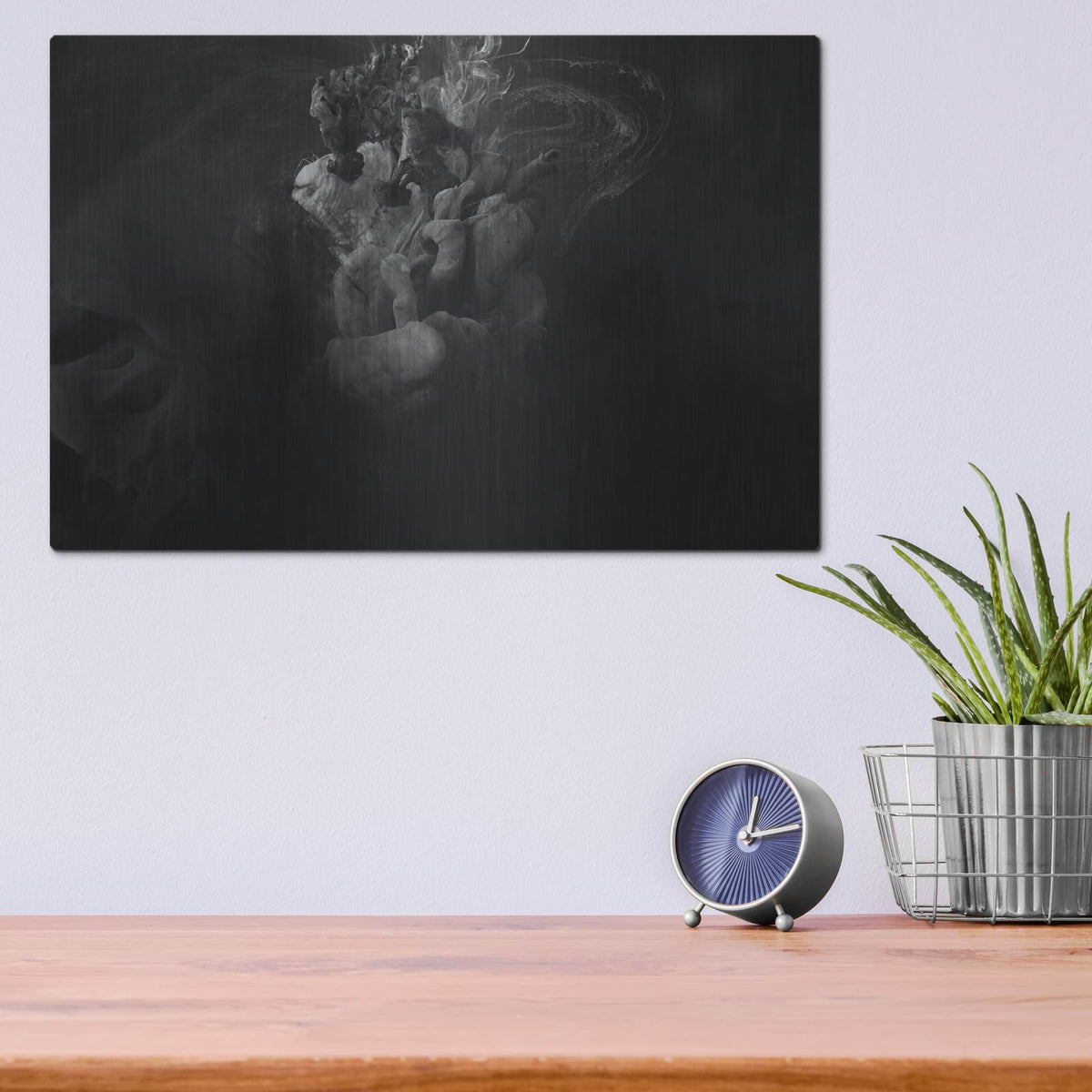 'Hidden Thoughts' by Luxe Metal Portfolio – Metal Wall Art, 16x12 room view