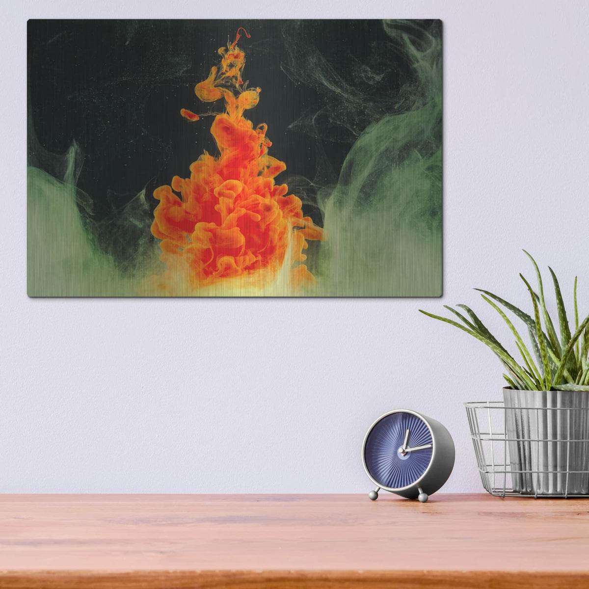 'Ignite' by Luxe Metal Portfolio – Metal Wall Art, 16x12 room view