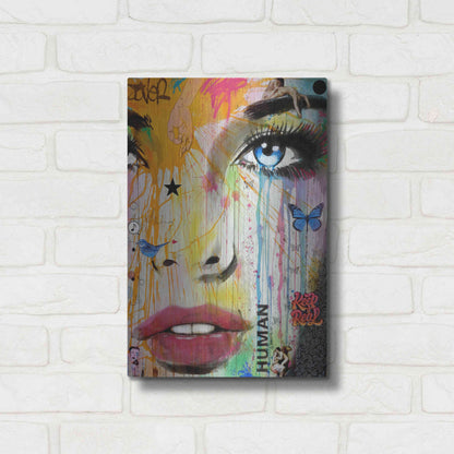 Luxe Metal Art 'Reality' by Loui Jover, Metal Wall Art,12x16