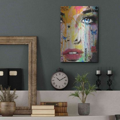 Luxe Metal Art 'Reality' by Loui Jover, Metal Wall Art,12x16