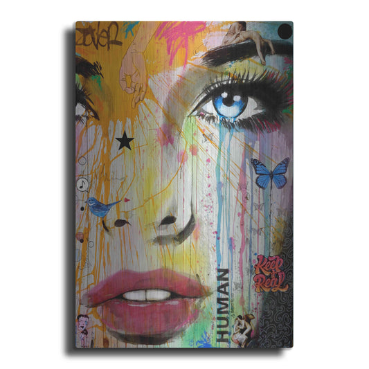 Luxe Metal Art 'Reality' by Loui Jover, Metal Wall Art