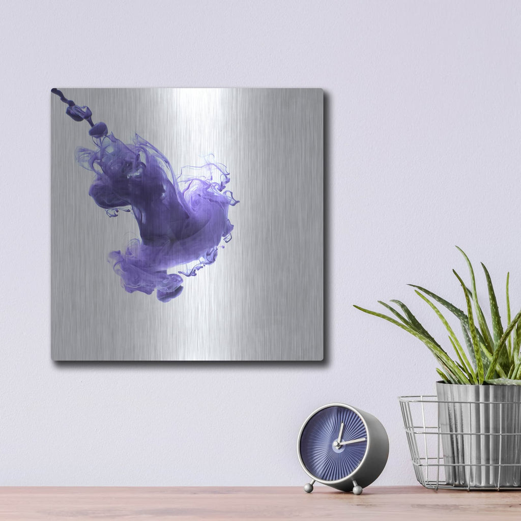 'Lavender breeze' by Luxe Metal Portfolio – Metal Wall Art, 12x12 room view