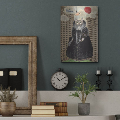 Luxe Metal Art 'Lost in The City' by Elo Marc, Metal Wall Art,12x16