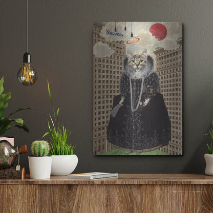 Luxe Metal Art 'Lost in The City' by Elo Marc, Metal Wall Art,12x16