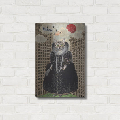 Luxe Metal Art 'Lost in The City' by Elo Marc, Metal Wall Art,16x24