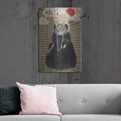 Luxe Metal Art 'Lost in The City' by Elo Marc, Metal Wall Art,24x36