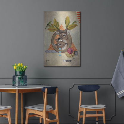 Luxe Metal Art 'Oh Deer' by Elo Marc, Metal Wall Art,24x36