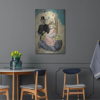 Luxe Metal Art 'The Eyes Of The Tiger' by Elo Marc, Metal Wall Art,24x36