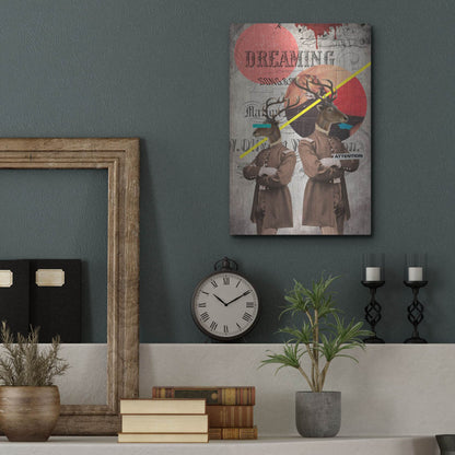 Luxe Metal Art 'The Guardians' by Elo Marc, Metal Wall Art,12x16