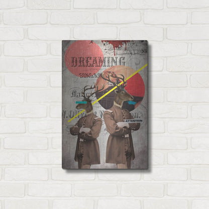 Luxe Metal Art 'The Guardians' by Elo Marc, Metal Wall Art,16x24