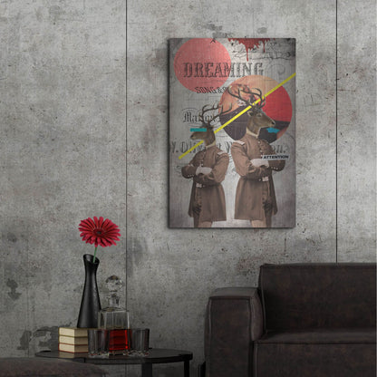 Luxe Metal Art 'The Guardians' by Elo Marc, Metal Wall Art,24x36