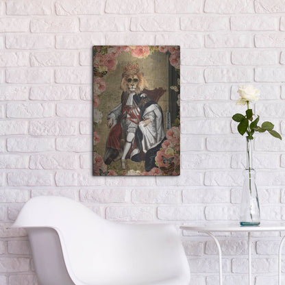 Luxe Metal Art 'The King' by Elo Marc, Metal Wall Art,16x24