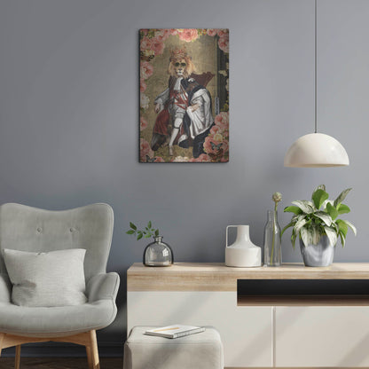 Luxe Metal Art 'The King' by Elo Marc, Metal Wall Art,16x24
