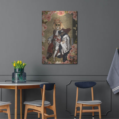 Luxe Metal Art 'The King' by Elo Marc, Metal Wall Art,24x36