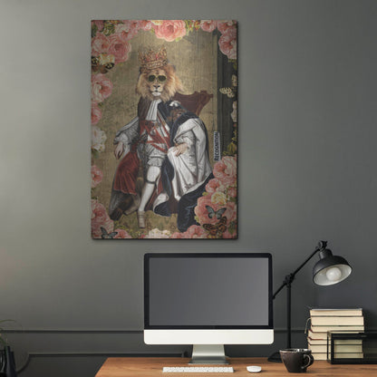 Luxe Metal Art 'The King' by Elo Marc, Metal Wall Art,24x36