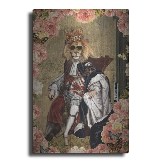 Luxe Metal Art 'The King' by Elo Marc, Metal Wall Art