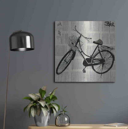 Luxe Metal Art 'Ride New' by Loui Jover, Metal Wall Art,24x24