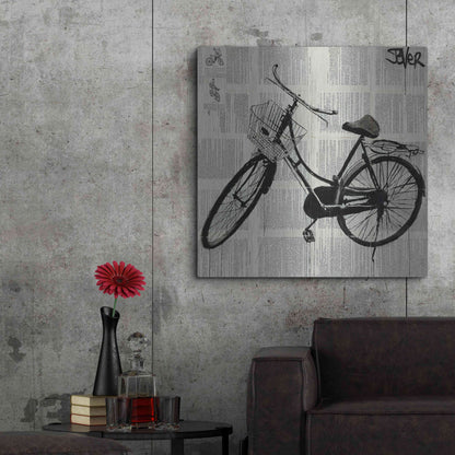 Luxe Metal Art 'Ride New' by Loui Jover, Metal Wall Art,36x36