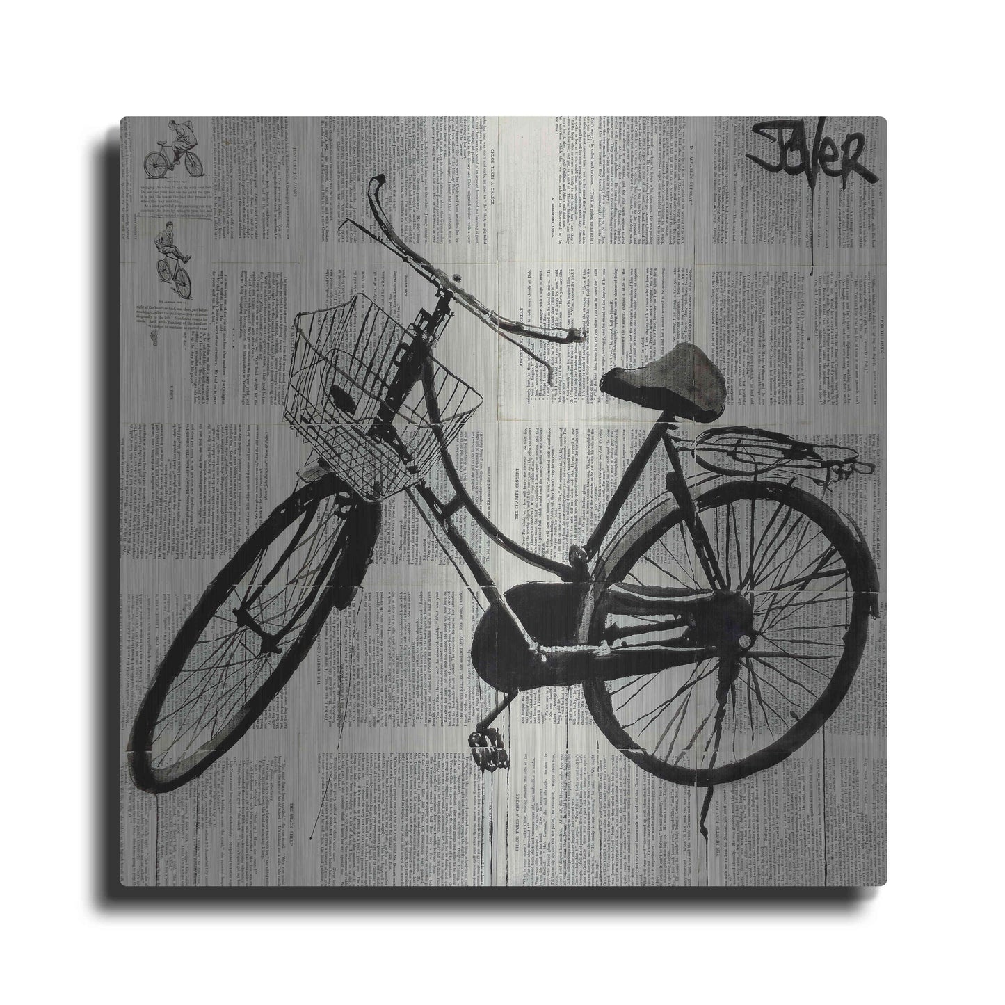 Luxe Metal Art 'Ride New' by Loui Jover, Metal Wall Art