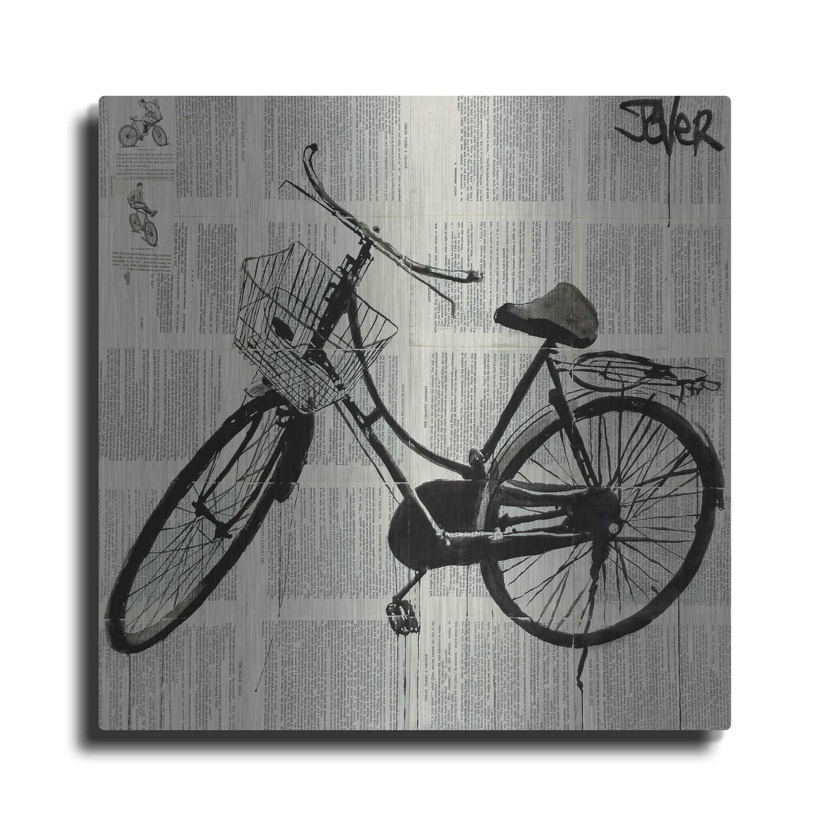 Luxe Metal Art 'Ride New' by Loui Jover, Metal Wall Art