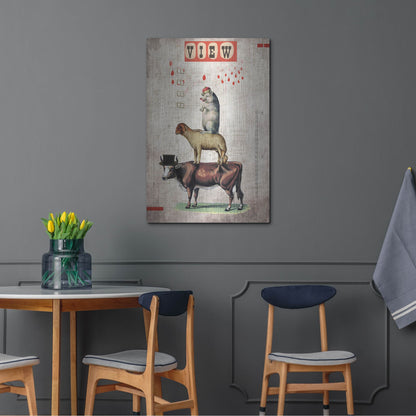 Luxe Metal Art 'Together' by Elo Marc, Metal Wall Art,24x36