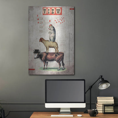 Luxe Metal Art 'Together' by Elo Marc, Metal Wall Art,24x36