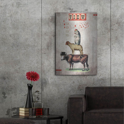 Luxe Metal Art 'Together' by Elo Marc, Metal Wall Art,24x36