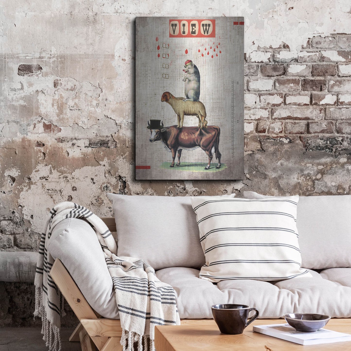 Luxe Metal Art 'Together' by Elo Marc, Metal Wall Art,24x36