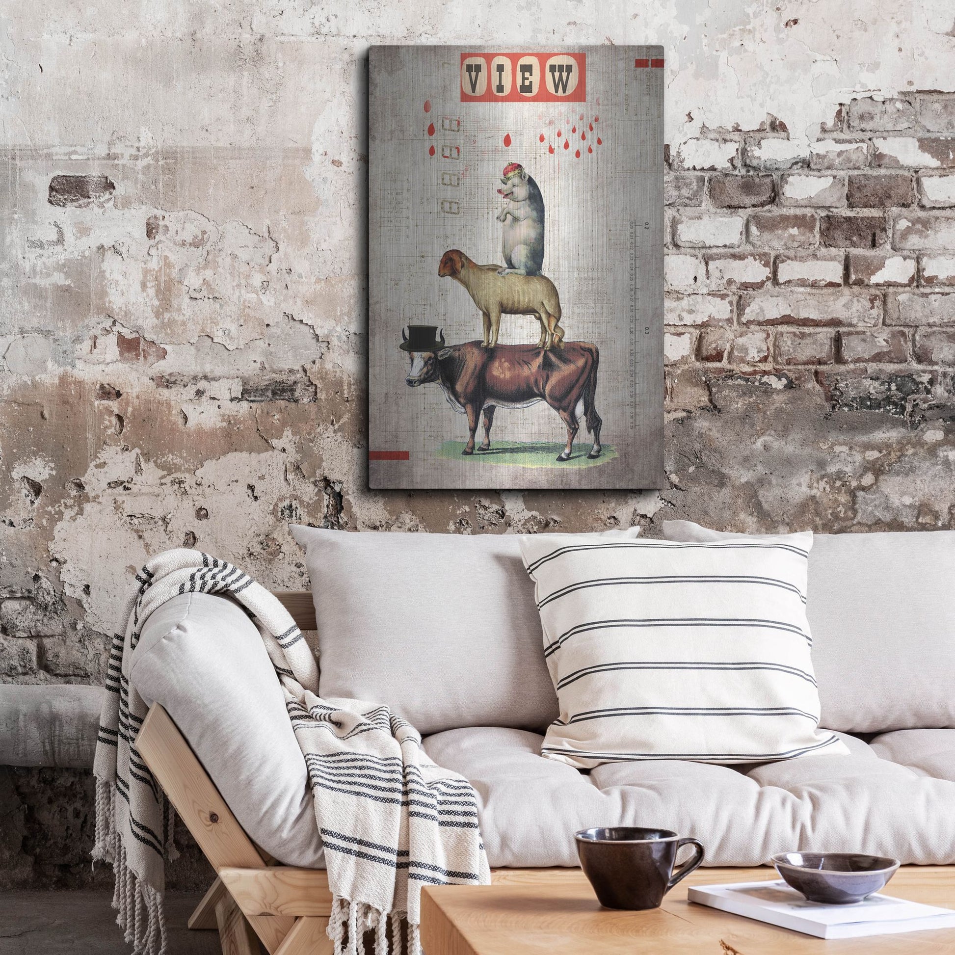 Luxe Metal Art 'Together' by Elo Marc, Metal Wall Art,24x36