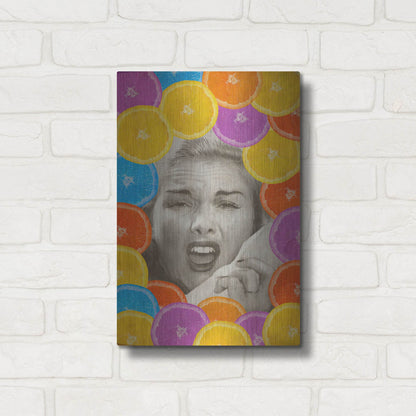 Luxe Metal Art 'Citrus Muss' by Elo Marc, Metal Wall Art,12x16