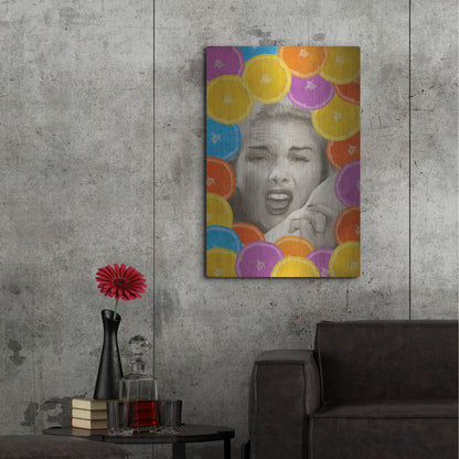 Luxe Metal Art 'Citrus Muss' by Elo Marc, Metal Wall Art,24x36